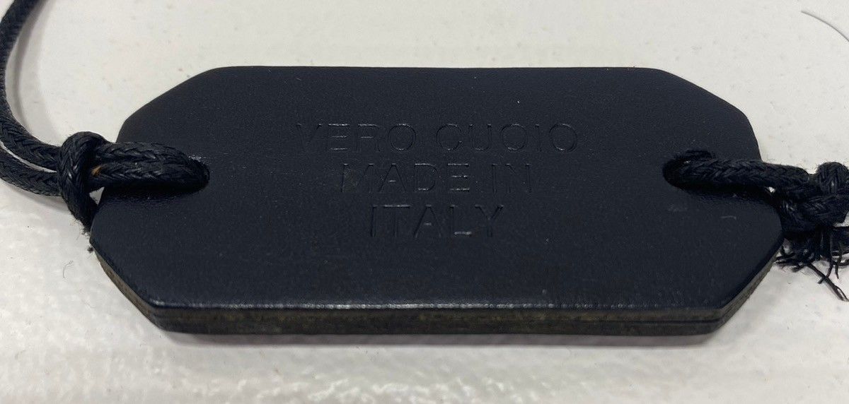 メゾンマルジェラ Maison Margiela 10 レザー ネックレス ドッグタグ