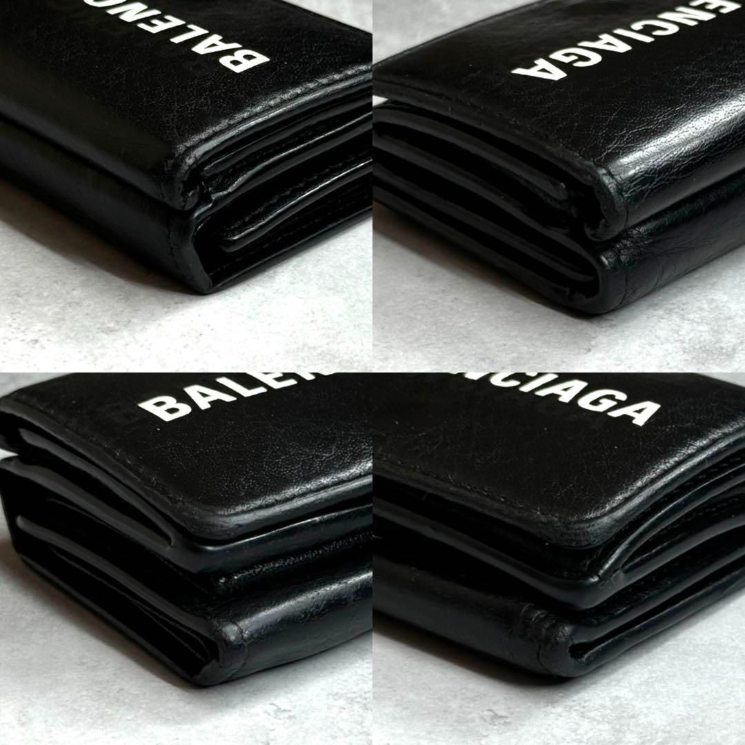 BALENCIAGA バレンシアガ / エブリデイコンパクトウォレット ブラック バレンシアガ エブリデイ コンパクトウォレット 三つ折り財布