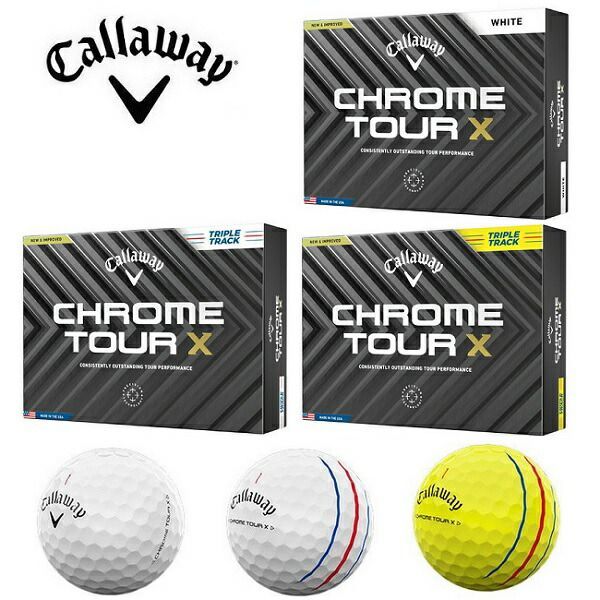 キャロウェイ ゴルフボール クロム ツアー エックス CHROME TOUR