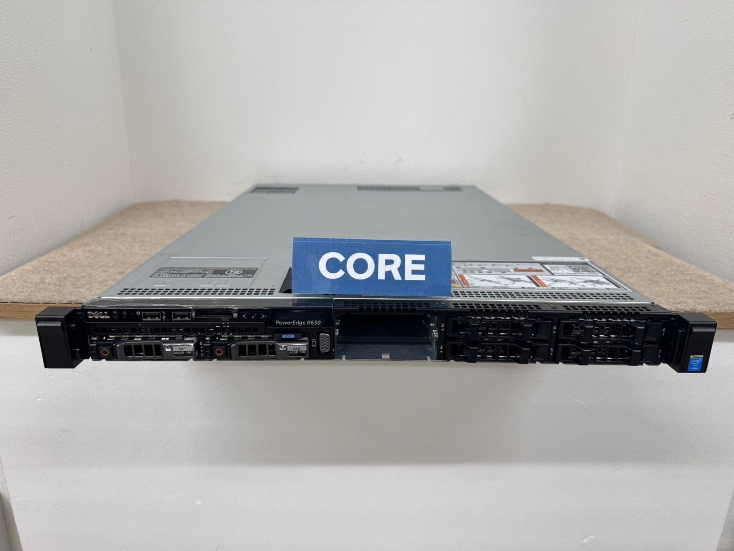 Dell PowerEdge R630 2x E5-2620 V3 6Core 2.40GHz 128GB 2x 300GB H730 Mini Enterprise SV184