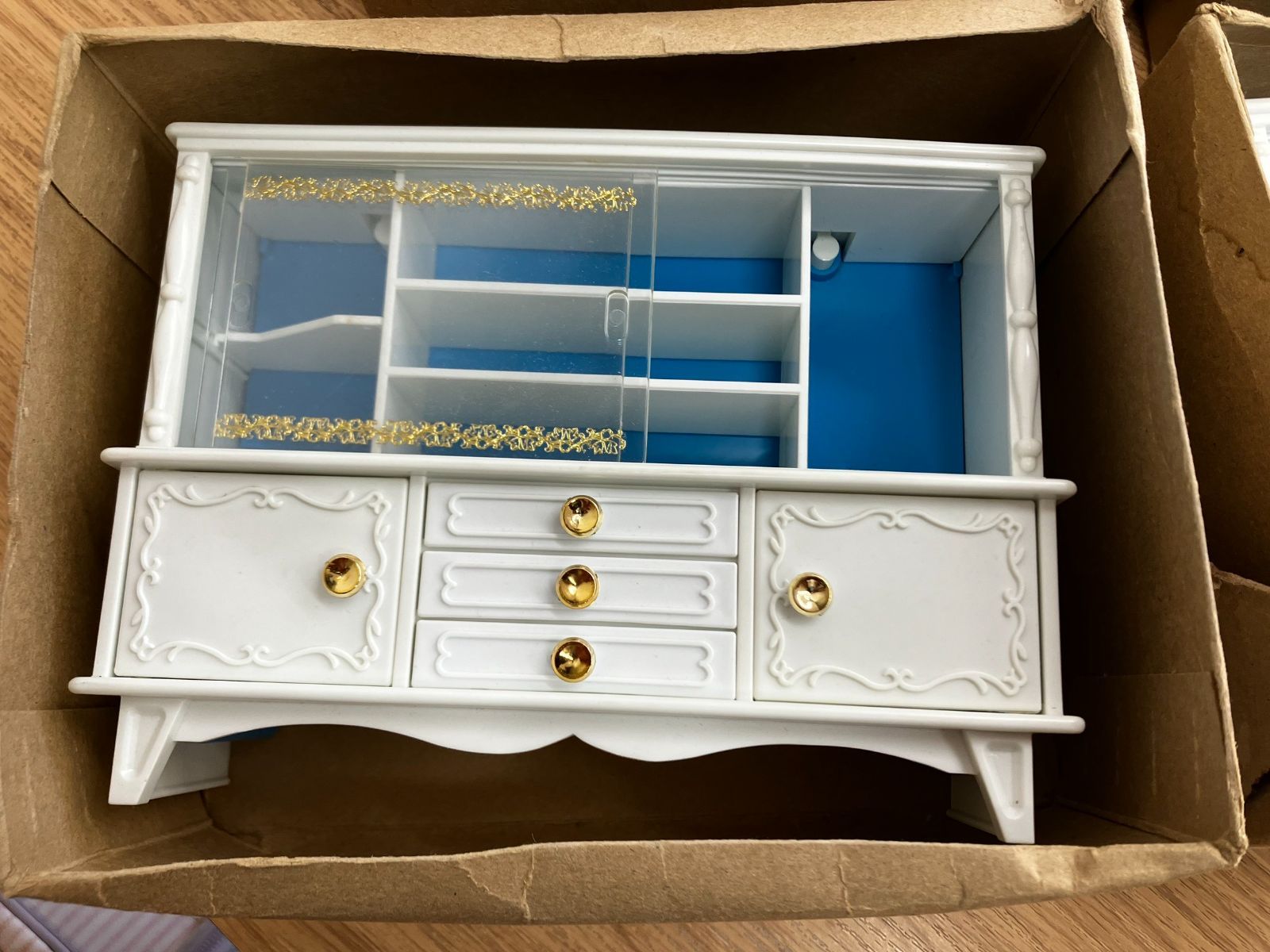 リカちゃん 白い白い家具セット サイドボード 昭和レトロ ビンテージ