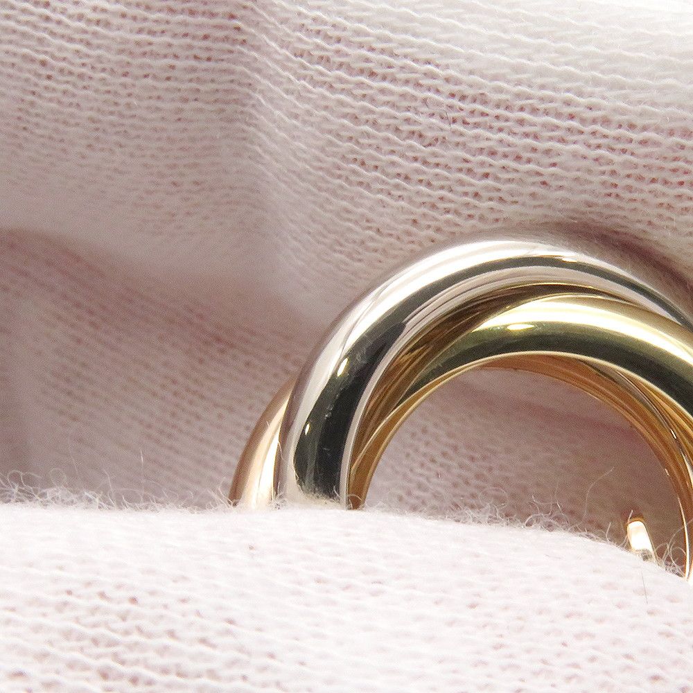 カルティエ イヤリング トリニティ クラシックモデル K18PG/K18YG  