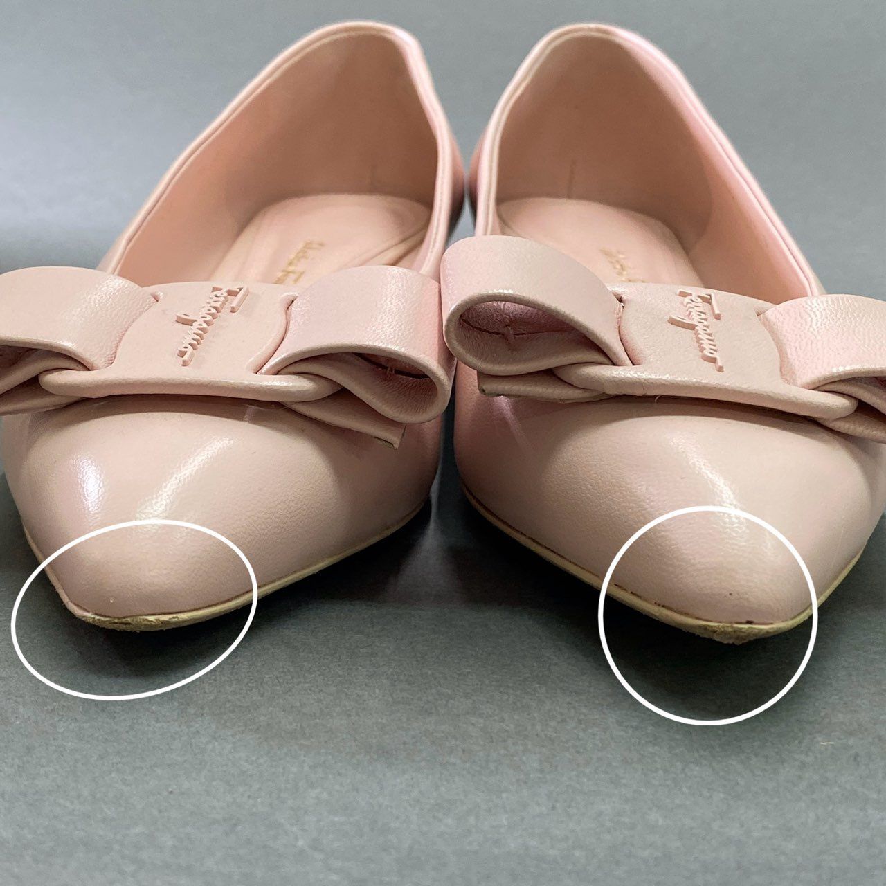 希少カラー|フェラガモ|6D|23.5㎝|フラットシューズ|ピンク|i1591 バレリーナシューズ - ウィメンズ | Ferragamo