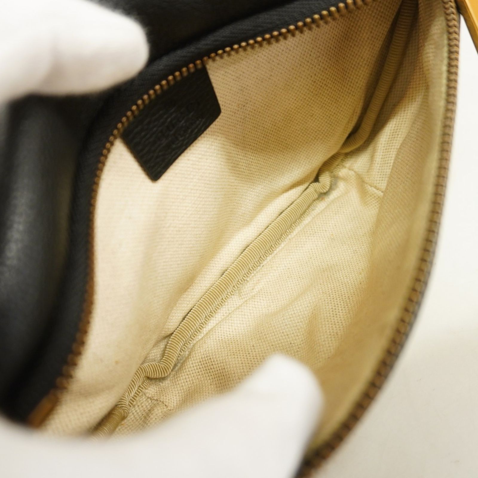 グッチ Gucci グッチ ボディバッグ シェリーライン 527792 レザー ブラック レディース DECORATOM_COM_BR