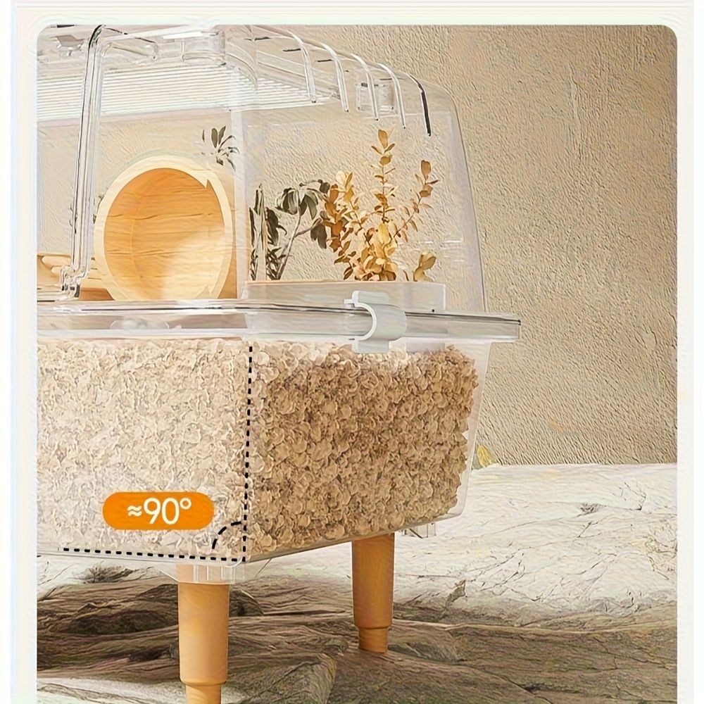 上昇給餌エリア マルチコンパートメント＆通気穴付き小動物用