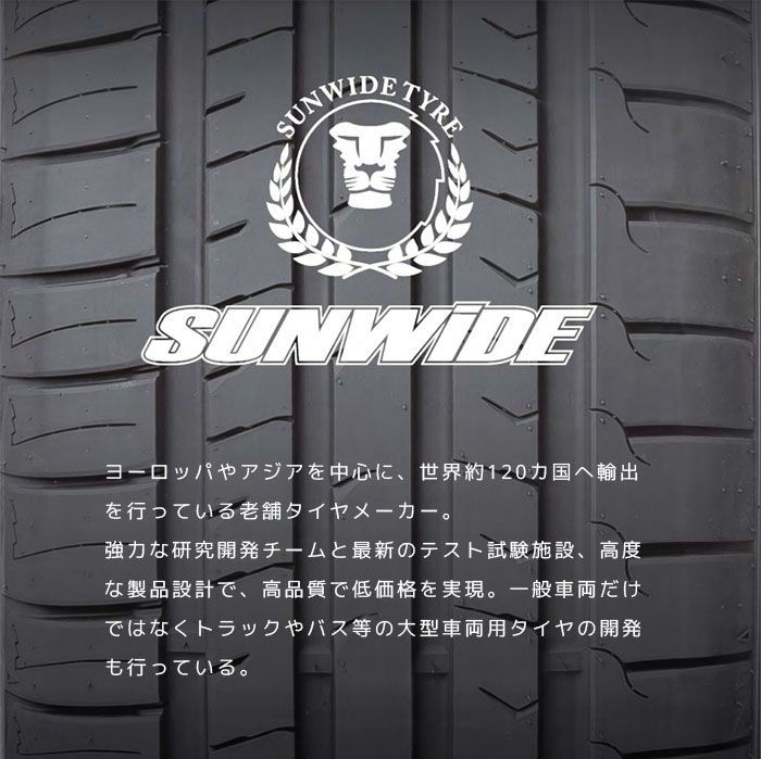 17インチ 輸入サマータイヤ4本セット