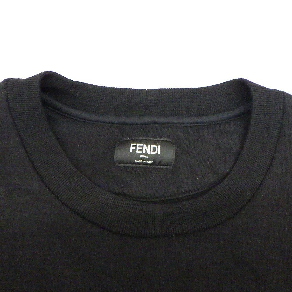 FENDI フェンディ スウェット エンブロイダリー ロゴ トレーナー