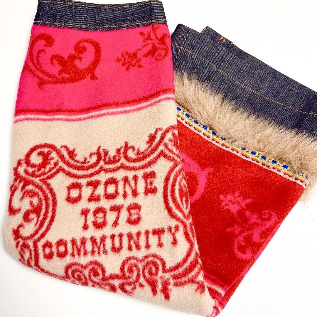 美品】 OZONE COMMUNITY デニムスカート ウール インディゴ - メルカリ