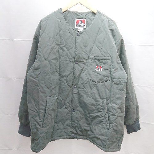 BEN DAVIS ジャケット XL グリーン/ホワイト