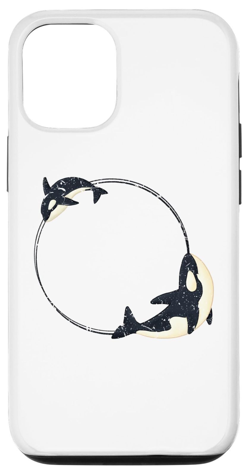 【在庫処分】海 クジラ 動物 シャチ かわいい クール シャチ Pro 恋人 14 スマホケース iPhone