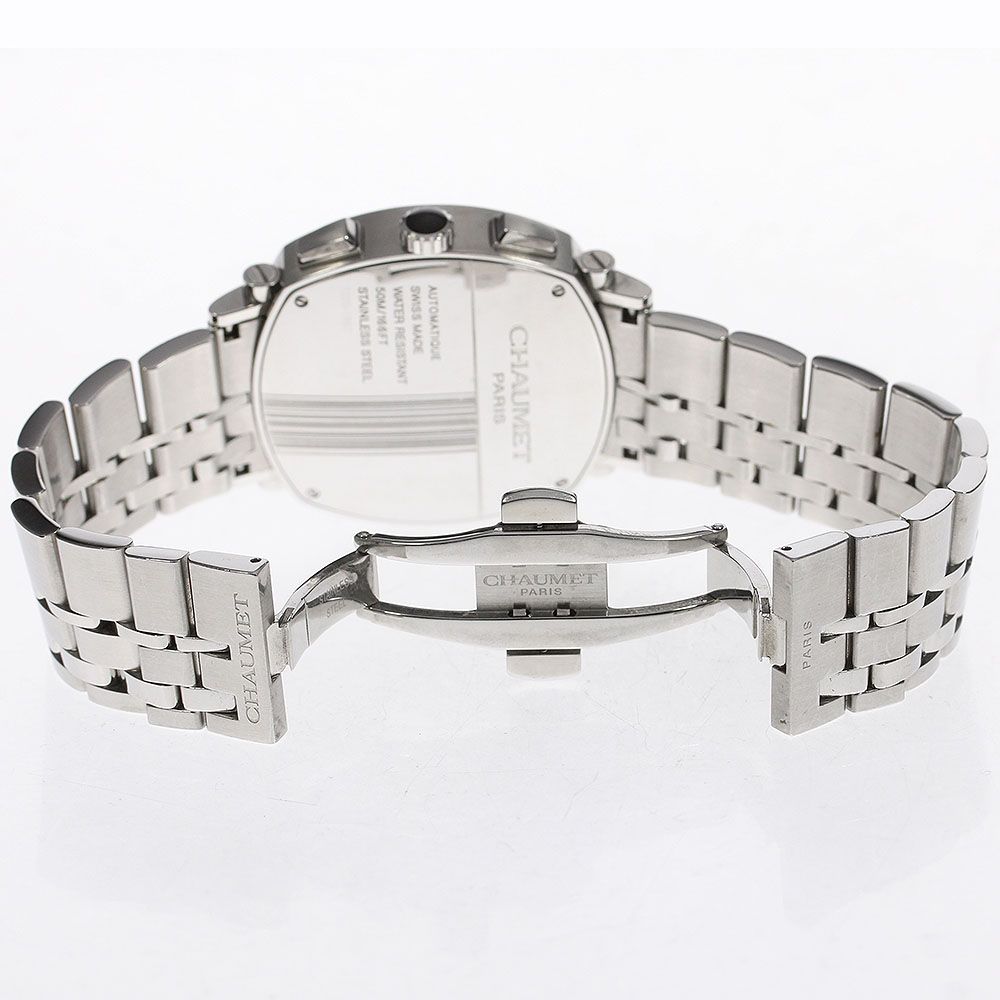 ショーメ Chaumet W11690-30A ダンディ クロノグラフ デイト 自動巻き 