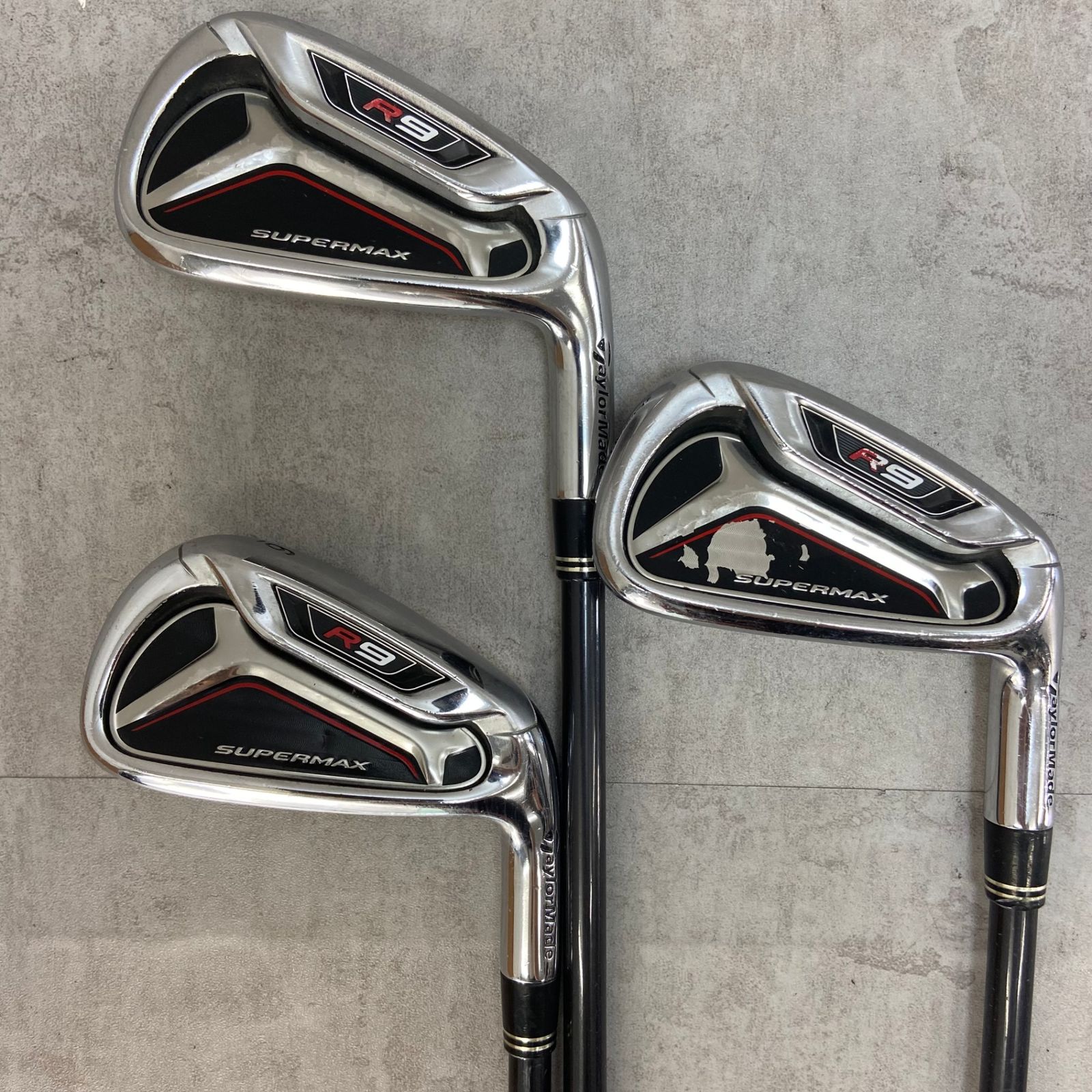 TaylorMade - TaylorMade　テーラーメイド　R9　SUPERMAX スーパーマックス　メンズゴルフ　アイアン6本セット　カーボン　R　ハーフキャビティー TaylorMade テーラーメイド R9 SUPERMAX スーパーマックス