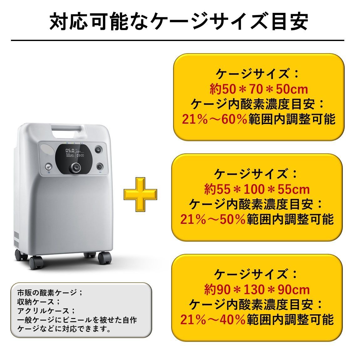 ペット用酸素 [ i-5(VH5-B)] 国内メーカー 1年保証 100V 高濃度酸素濃縮器 小動物 小型 中型 大型ペット用 高性能 酸素発生器  ペット介護 ペット在宅ケア ペット向け - メルカリ