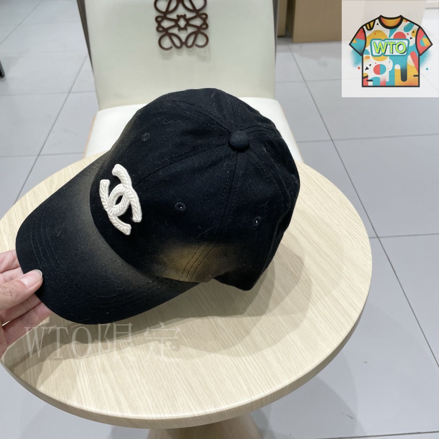 CHANEL シャネル　スエード　ブラック ベースボールキャップ シャネル（CHANEL）ベースボールキャップ01 - メルカリ