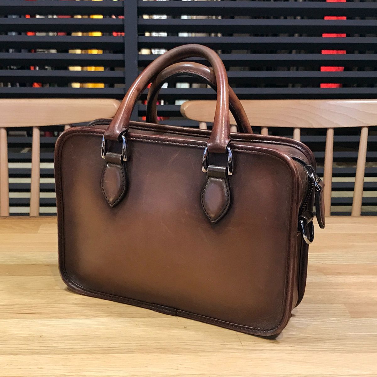 稀少】ベルルッティ アンジュール カリグラフィースクリットレザー