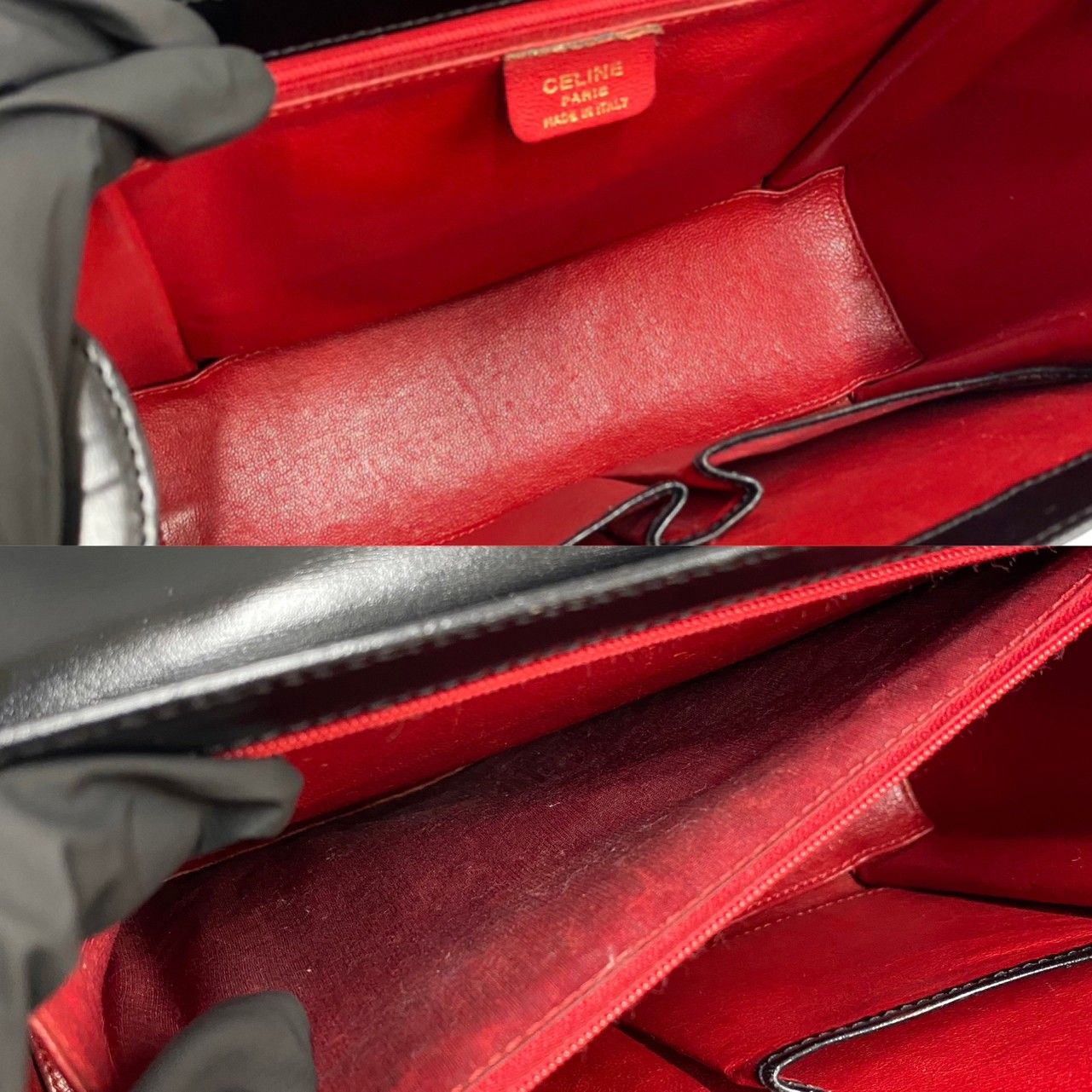 【美品】セリーヌ　ショルダーバッグ　2way　サークル　ゴールド金具　レザー　赤 楽天市場】セリーヌ スクエア ミニ 2WAY ショルダーバッグ