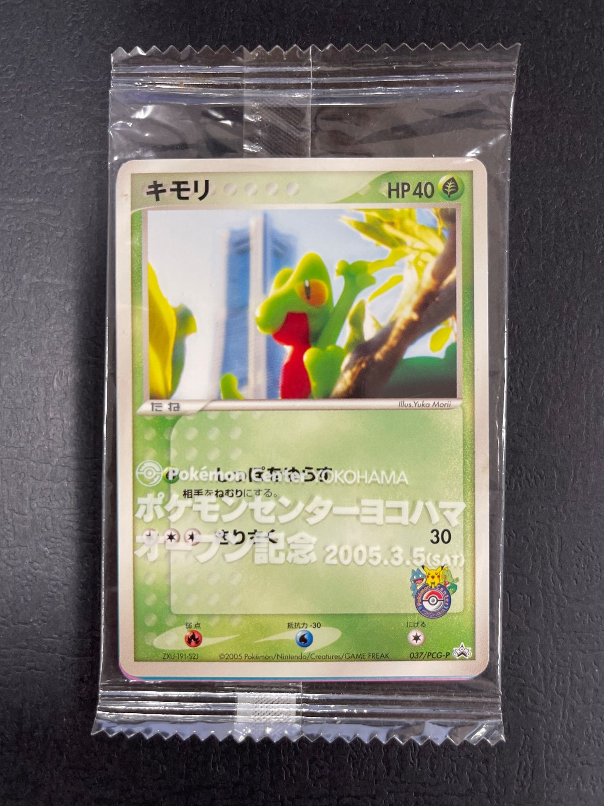 【未開封】キモリ 037/PCG-P　ポケモンセンターヨコハマオープン記念 未開封】ポケモンカード プロモ キモリ ポケモンセンター