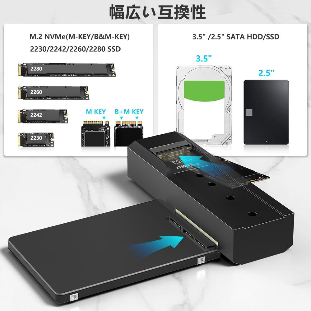 2.5|3.5インチSATA対応 オフラインクローン