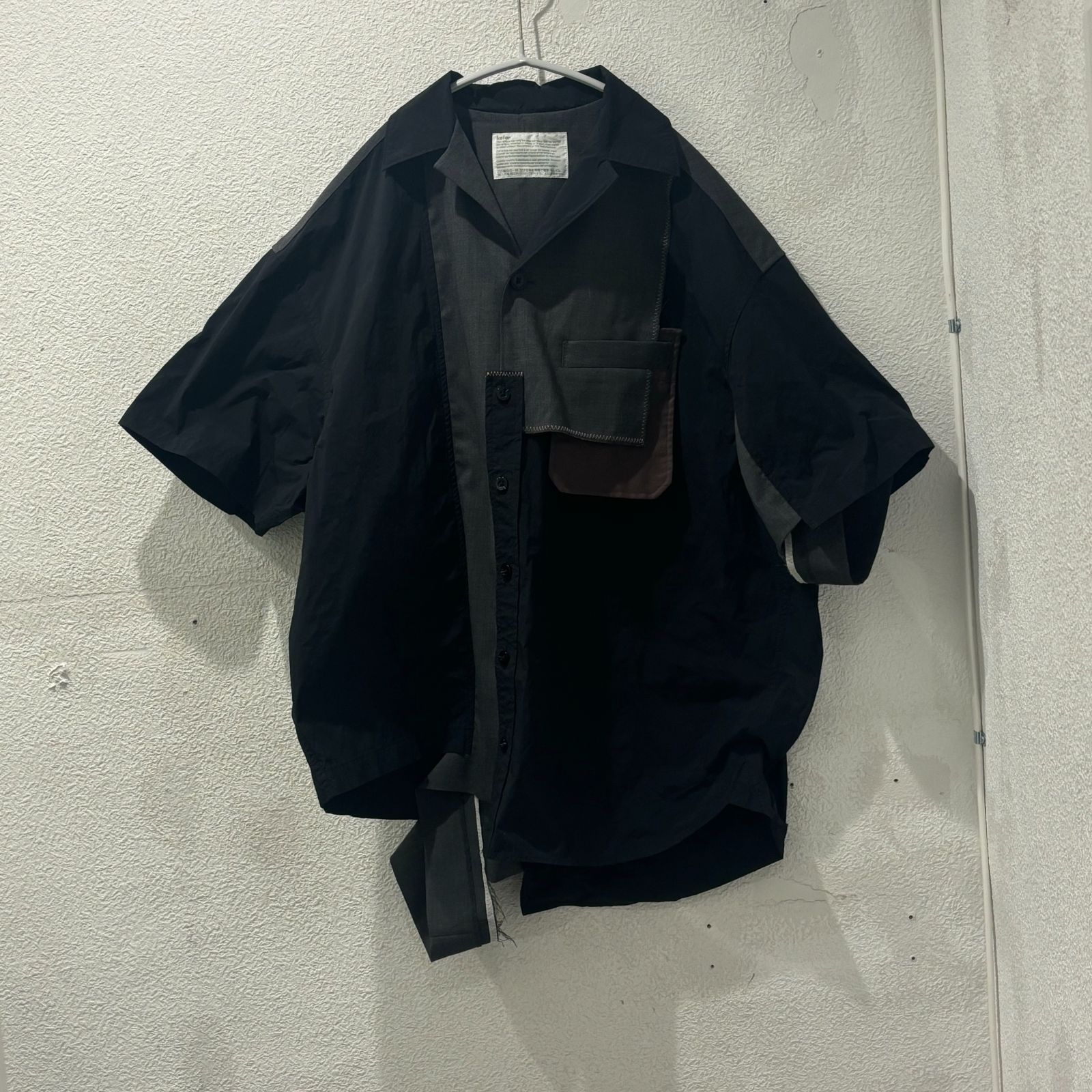 kolor(カラー) Kolor カラー 製品染めNyタイプライターシャツ 22S/S 