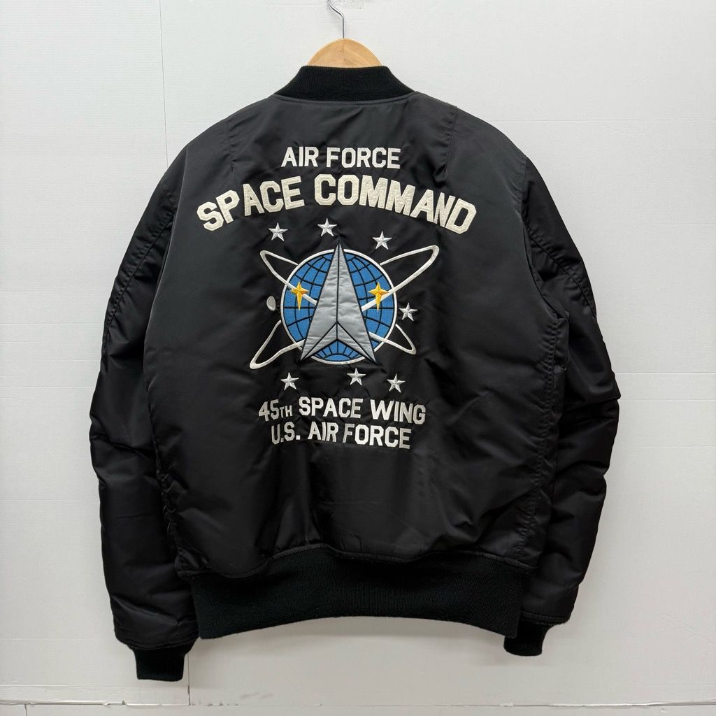 AVIREX U.S. AIR FORCE SPACE COMMAND MA-1 Flight Jacket サイズXL 