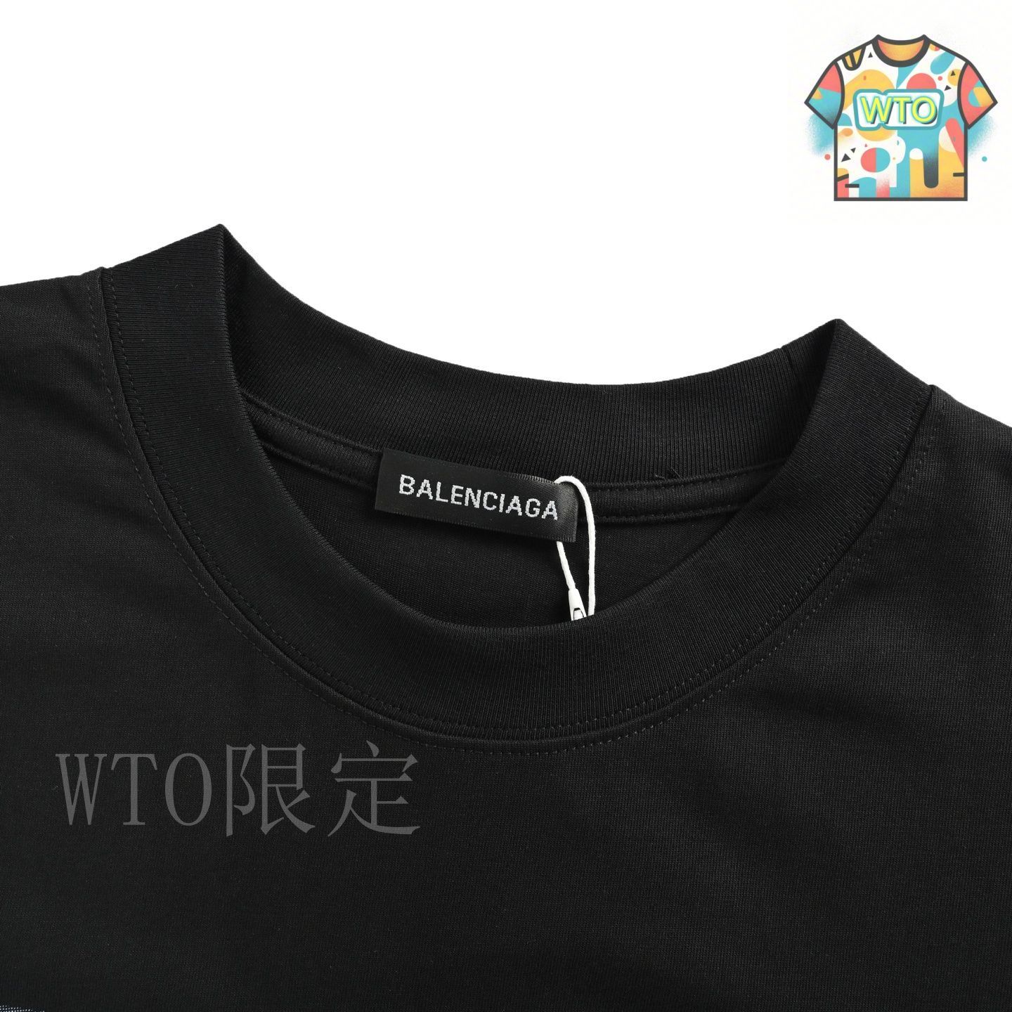 今日特価】Balenciaga バレンシアガ ロックロゴ人影プリント T