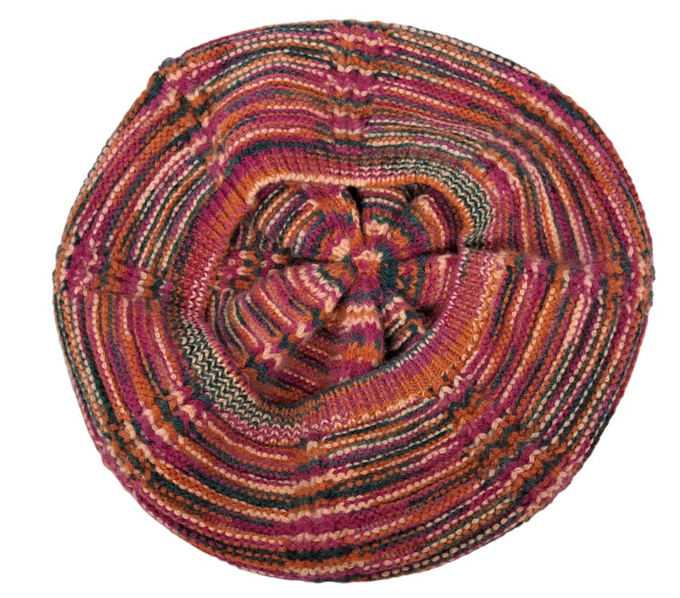 ミッソーニ ニット ベレー帽 ニットキャップ ピンク系 レディース 帽子 MISSONI