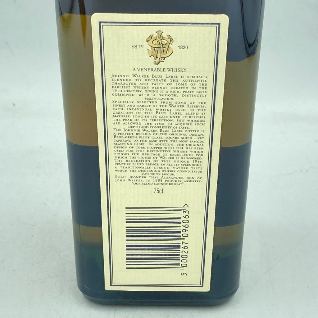 ジョニーウォーカー ブルーラベル 750ml 43% 未開封 - メルカリ