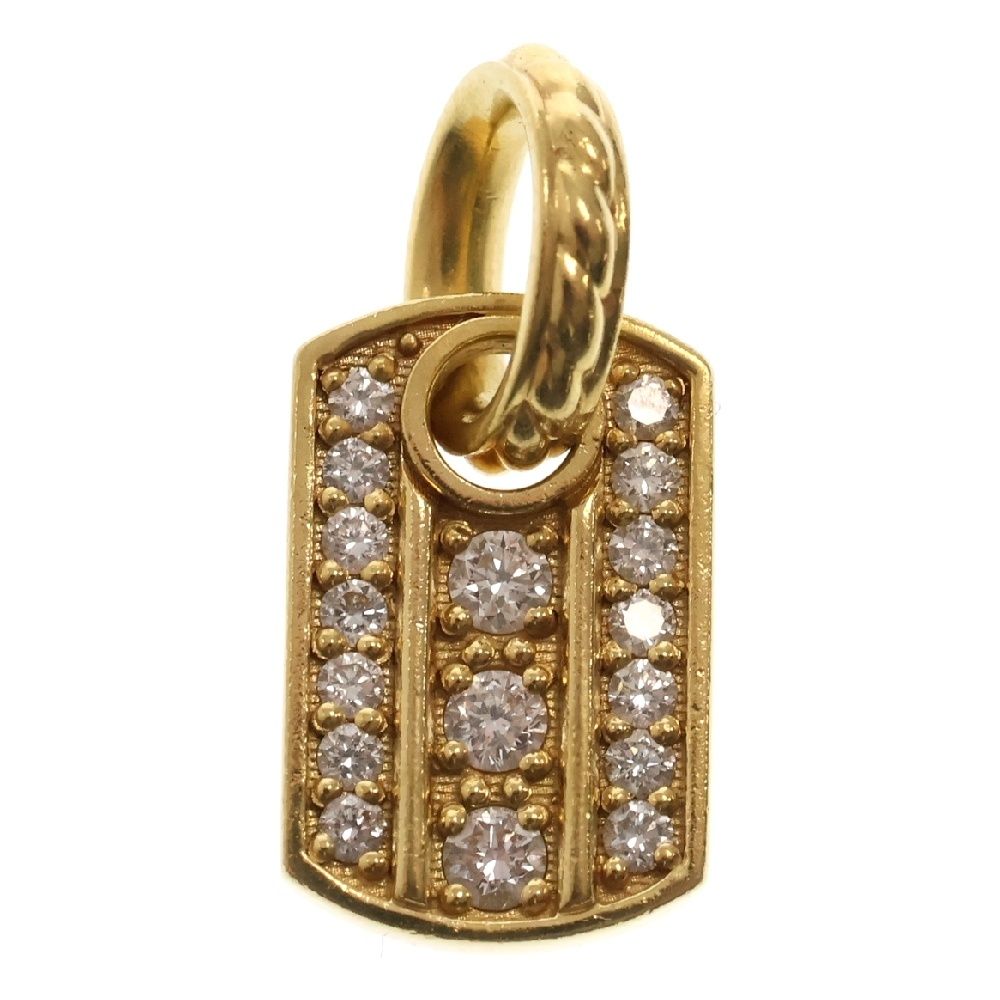 SJX (エスジェイエックス) DIAMOND TAG CHARM ダイヤモンドタグ