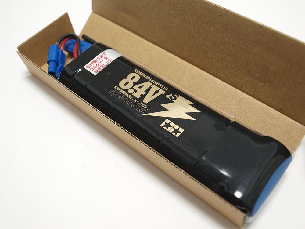 タミヤ 8.4V ゴールドパワー カドニカ バッテリー 1200mAh 7N