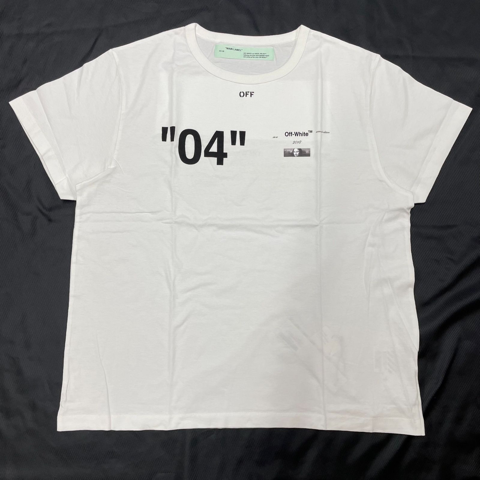 Off-White 04 MONALISA Tee Lサイズ オフホワイト モナリザ Tシャツ 半袖 ホワイト 白 未使用 - メルカリ