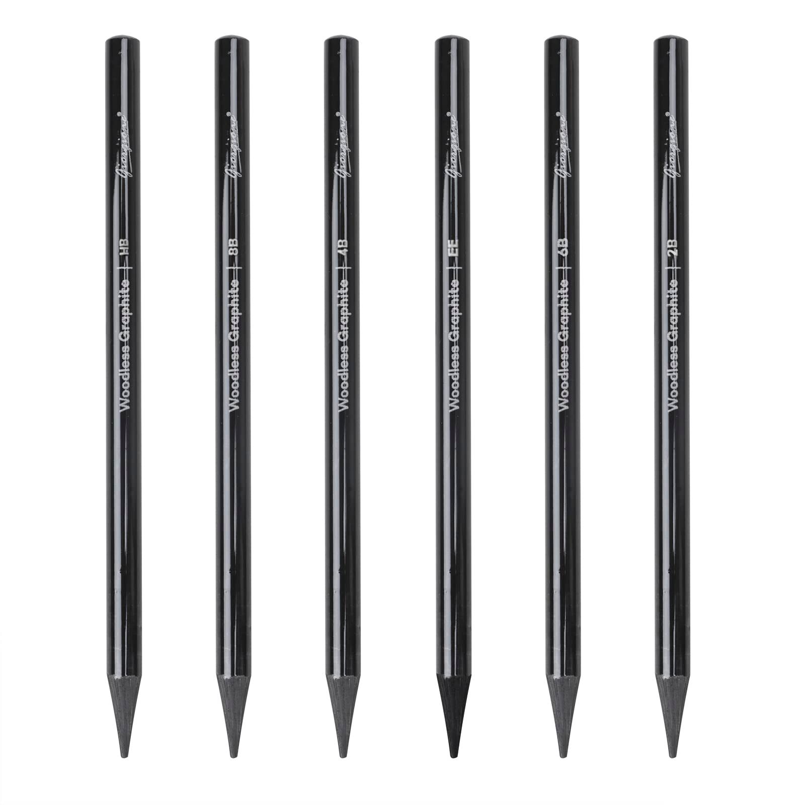 迅速発送】スケッチ用鉛筆 6本セット グラファイト鉛筆 アート