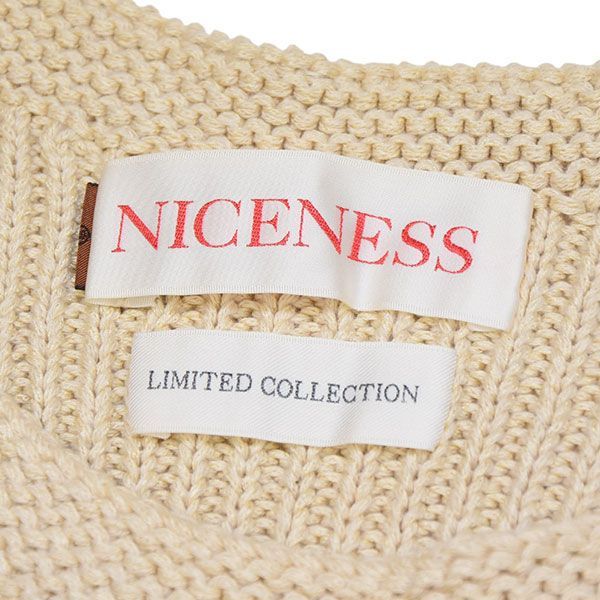 NICENESS ナイスネス 2021SS LENNY ニットベスト NN-K01WSS21
