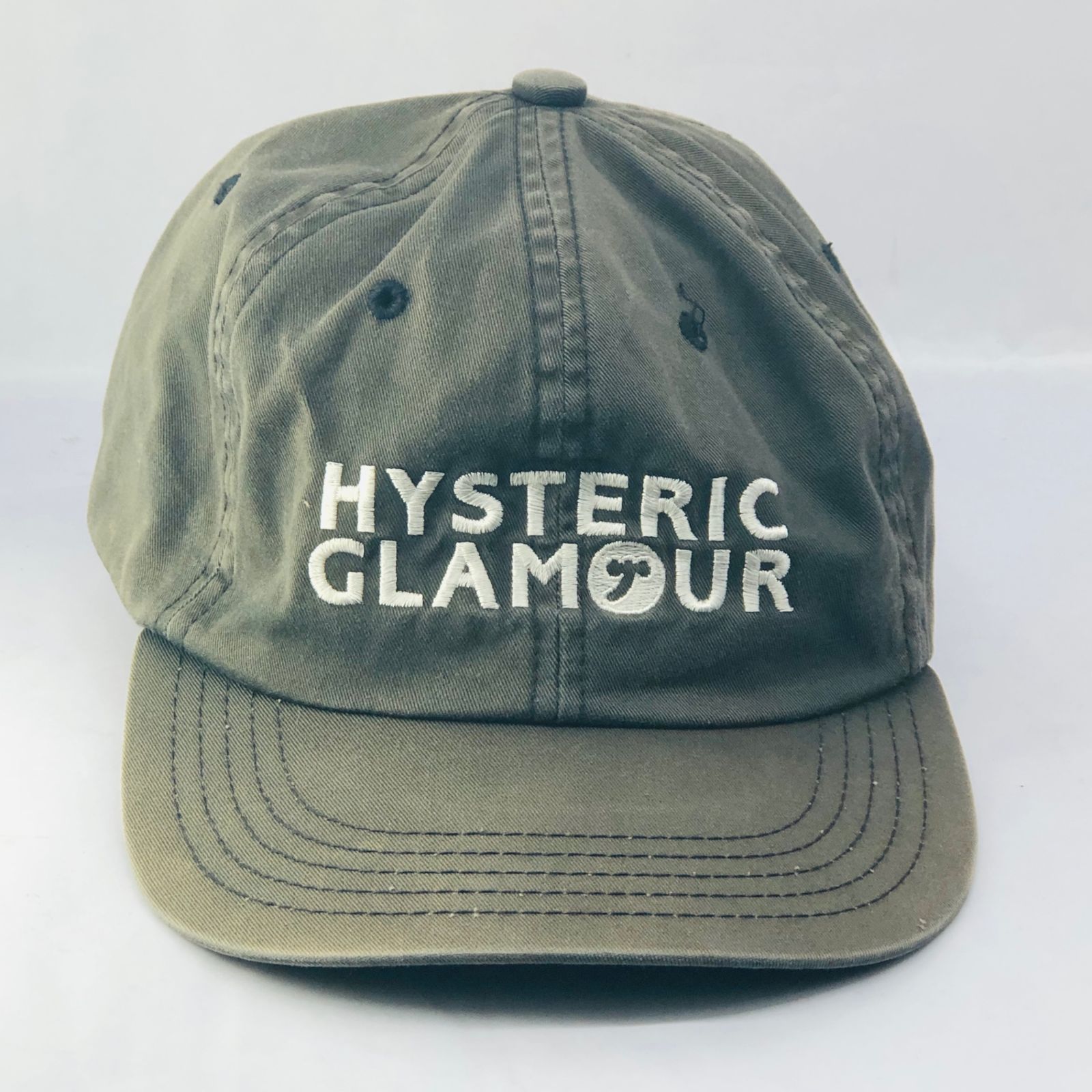 ○HYSTERIC GLAMOUR ベースボールキャップ コットン BLK メンズ