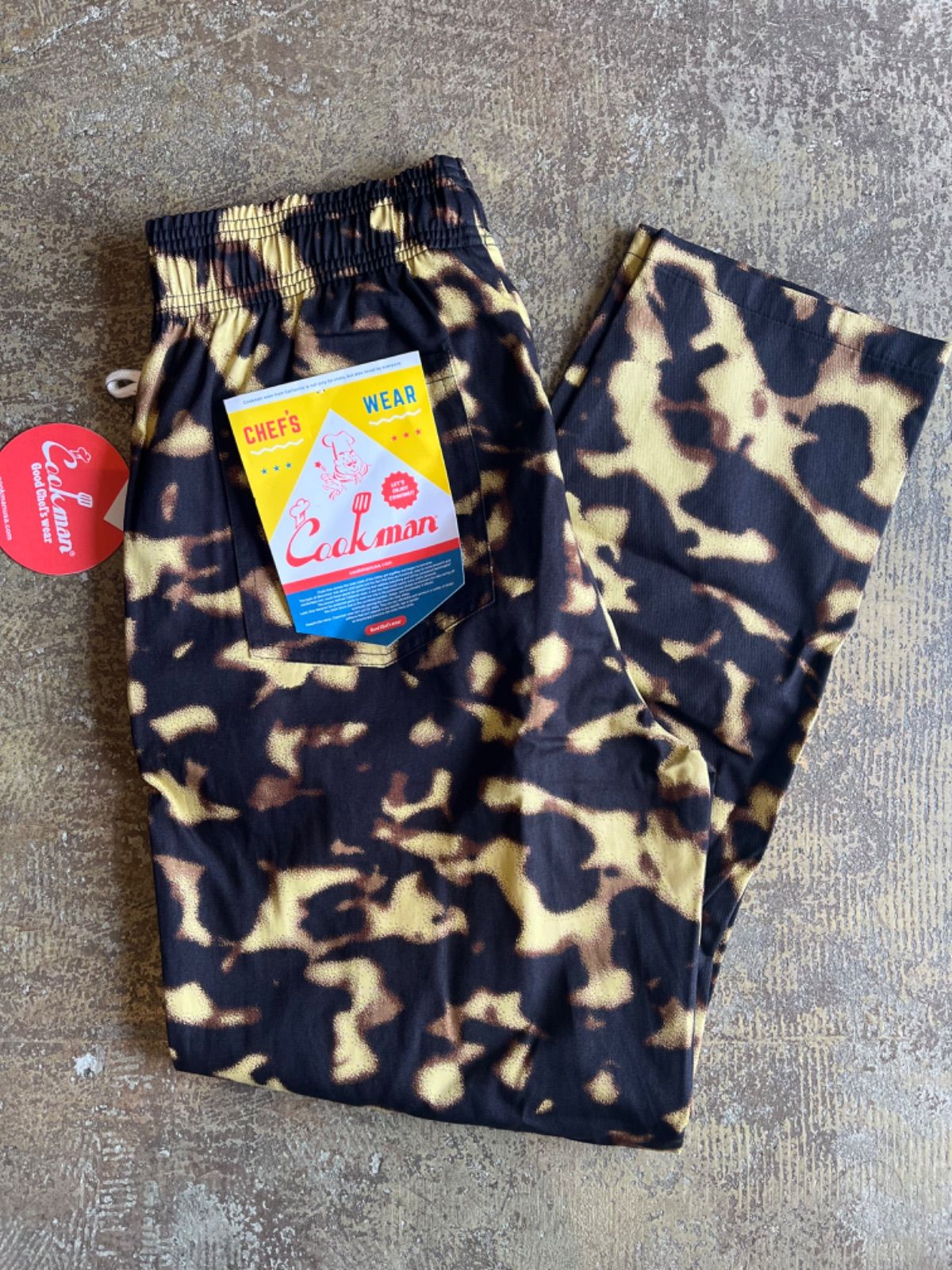 COOKMAN CHEF PANTS 新品、未使用新色 TORTOISESHELL ト-トイズシェル