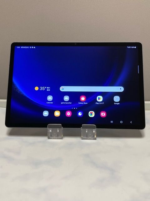 Samsung Galaxy Tab S9 FE 5G SCT22 グレー 12.4インチ 128GB 8GB 5G対応タブレット au SIMフリー サムスン電子製 送付無料
