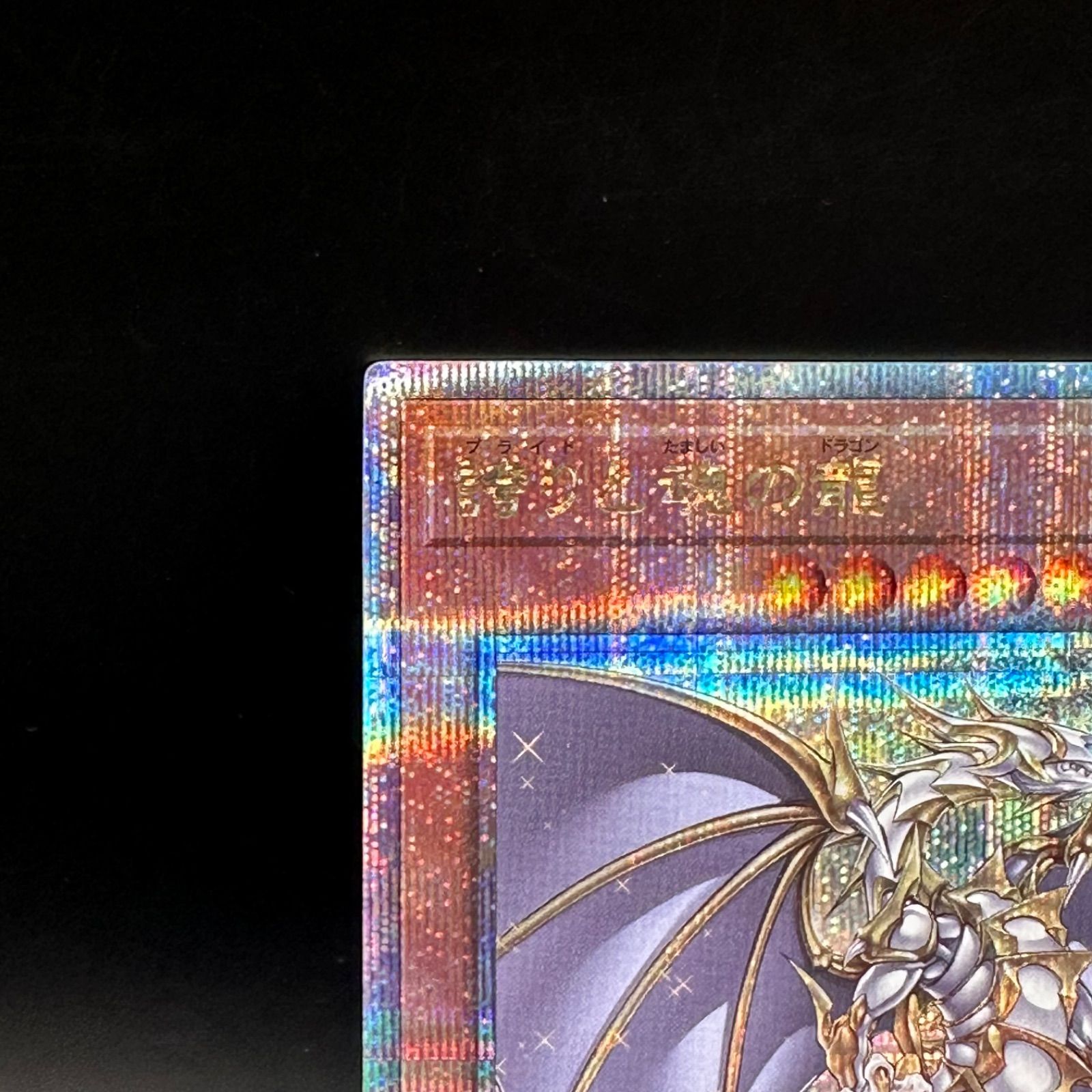 遊戯王 誇りと魂の龍 クォーターセンチュリーシークレットレア