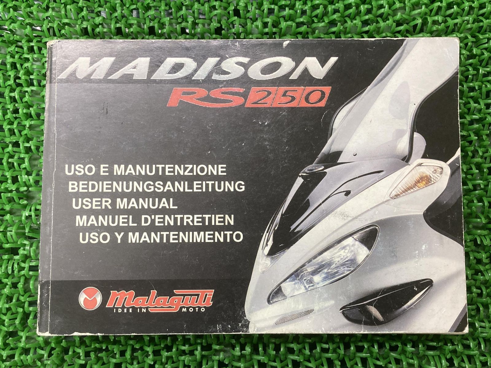 マディソンRS250 取扱説明書 マラグーティ 正規 中古 MADISONRS250 ユーザーマニュアル イタリア語 ドイツ語 英語 フランス語 -  メルカリ