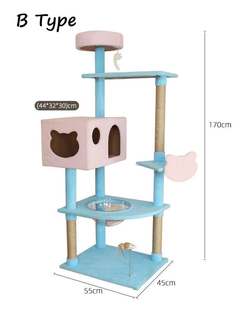 キャットタワー 省スペース