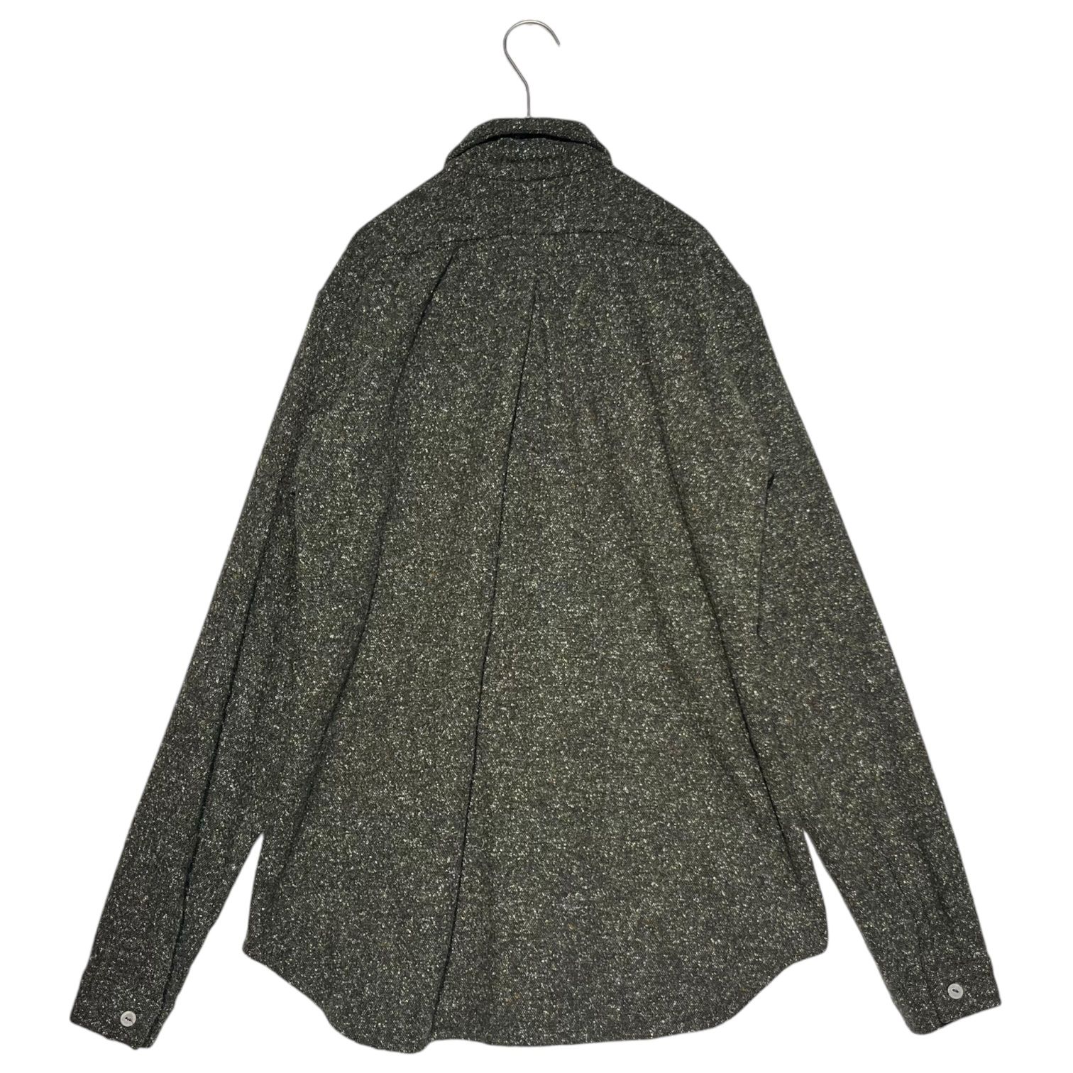 frank leder ウールシャツ 未使用品 FRANK LEDER(フランクリーダー) mixed wool shirt ミックス