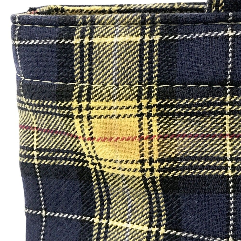 BEAMS GOLF ビームスゴルフ カートバッグ チェック柄 イエロー系