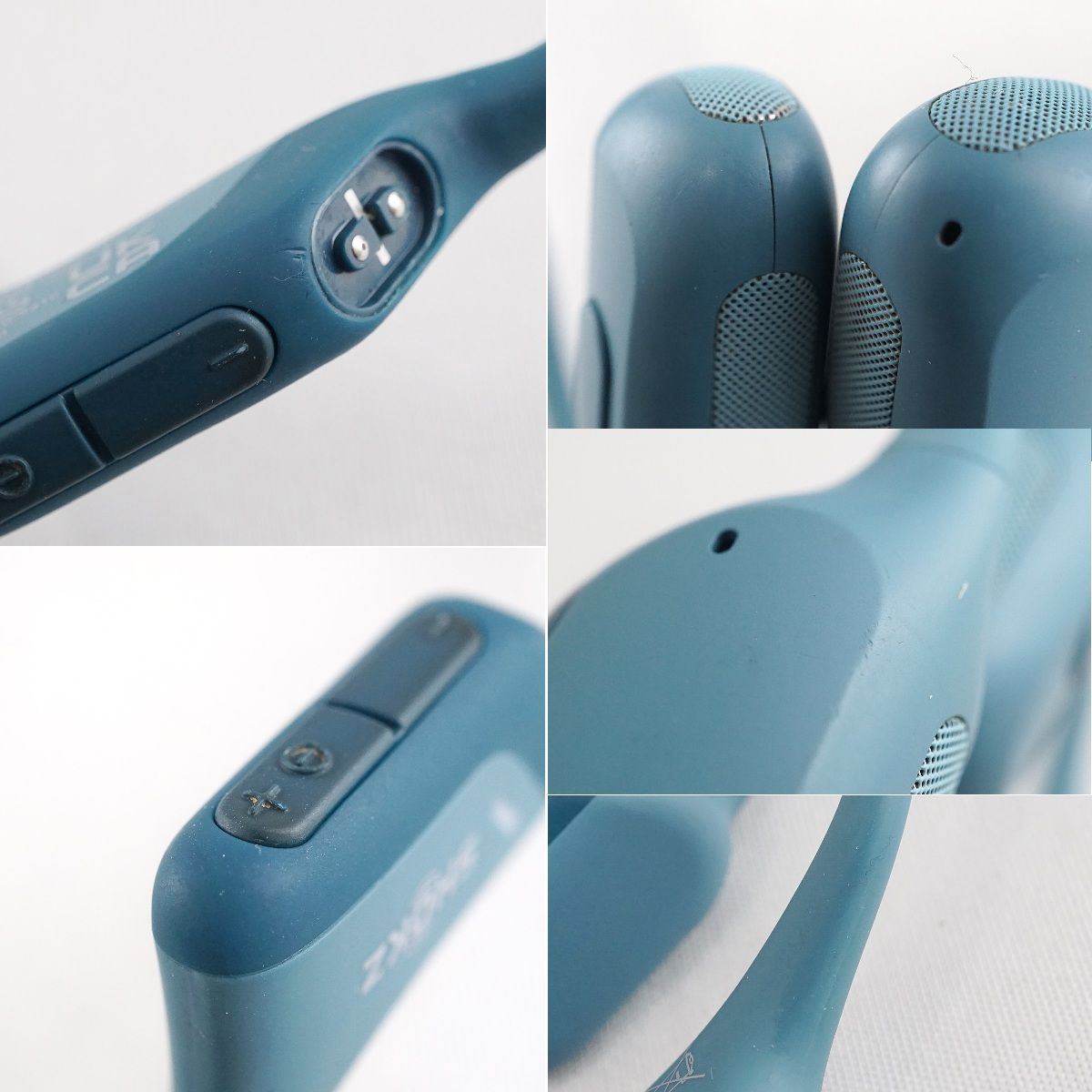 Shokz OPEN RUN PRO 骨伝導イヤホン USED美品 SKZ-EP-000009 ブルー