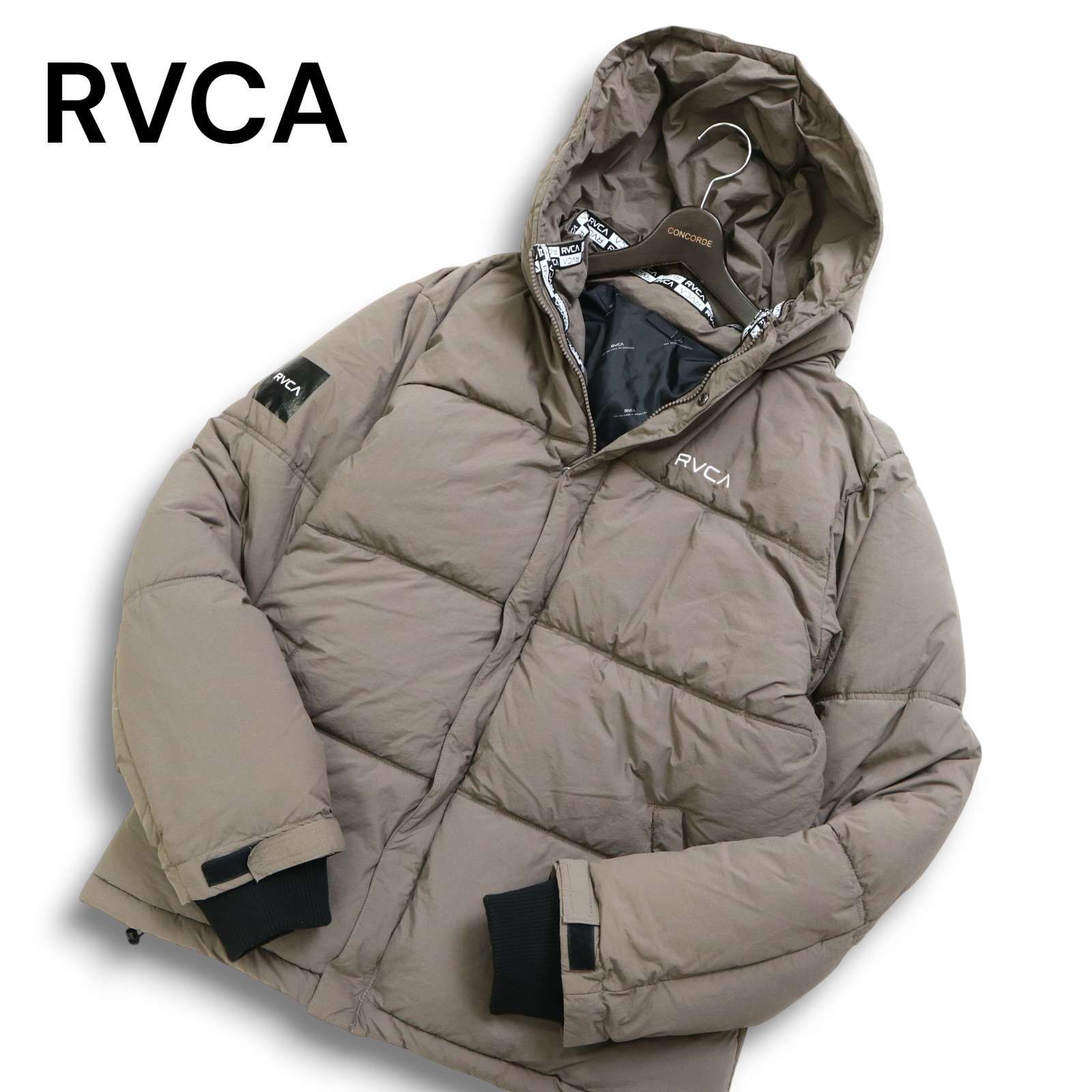 RVCA ルーカ BC042776 【VISOR HOODED PUFFER JACKET】秋冬 バック 