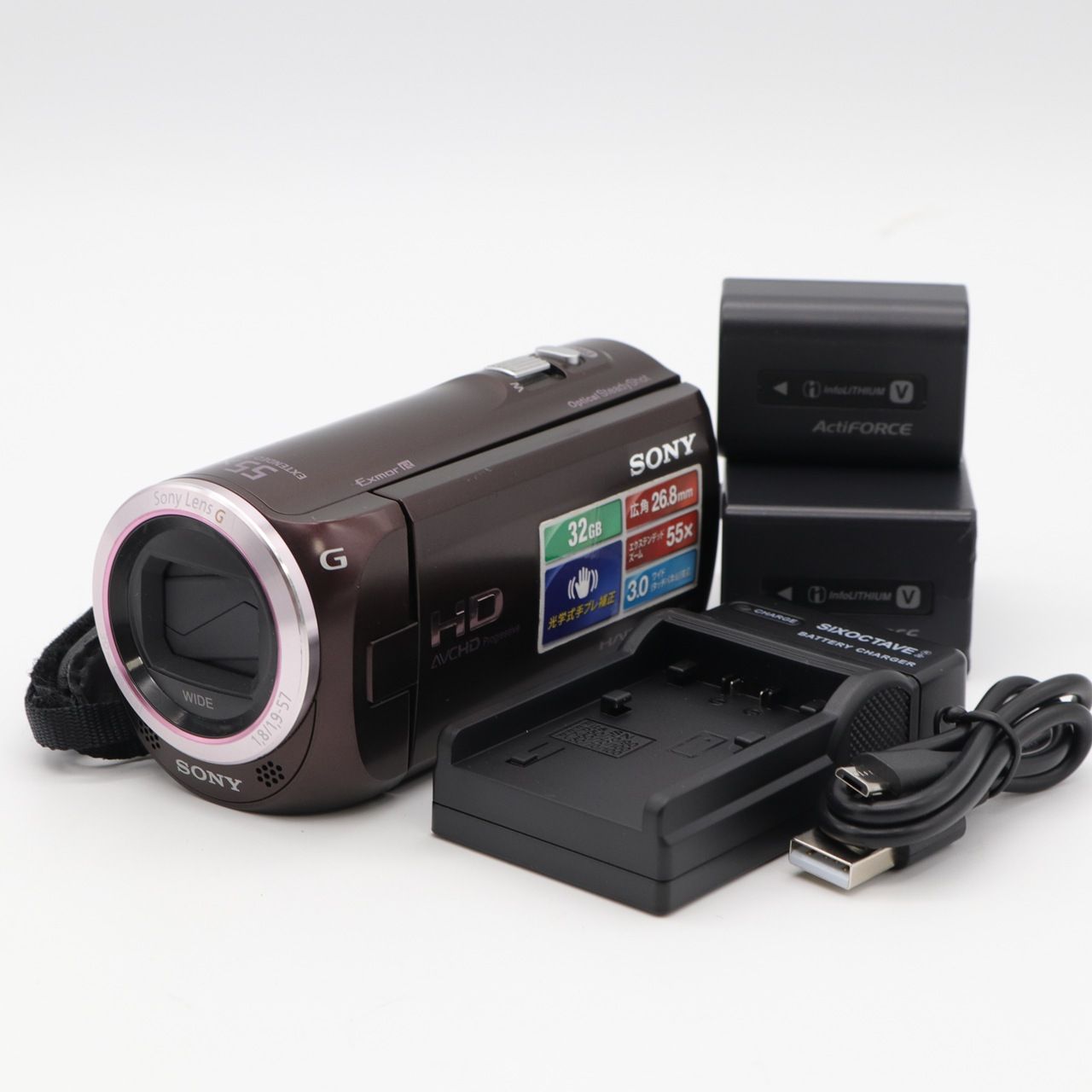 HDR-CX390 ボルドーブラウン