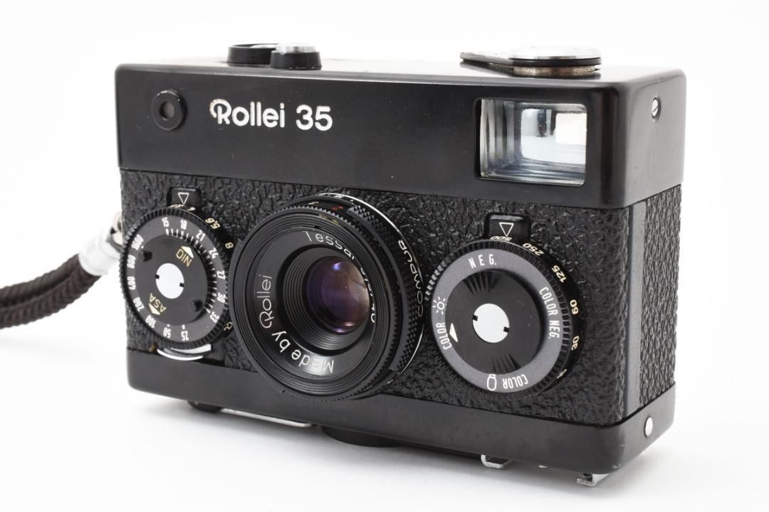 訳アリ特価！✨希少✨シャッターOK✨Rollei 35 ブラック シンガポール製 訳アリ特価！✨希少✨シャッターOK✨Rollei ローライ 35 Tessar
