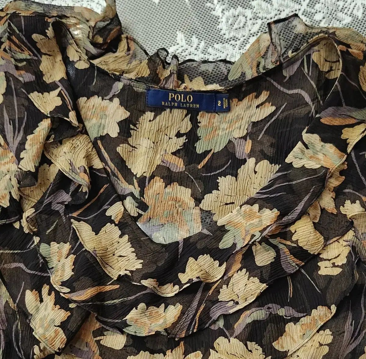 新品) ポロ Ralph Lauren(ラルフローレン) フラワーフリル
