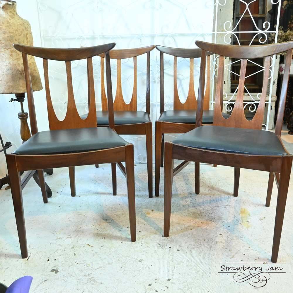 $*様 L3705-35 英国ヴィンテージ G-PLAN ダブルバックチェア 4 L3705-35 英国ヴィンテージ G-PLAN ジープラン ダブルバック