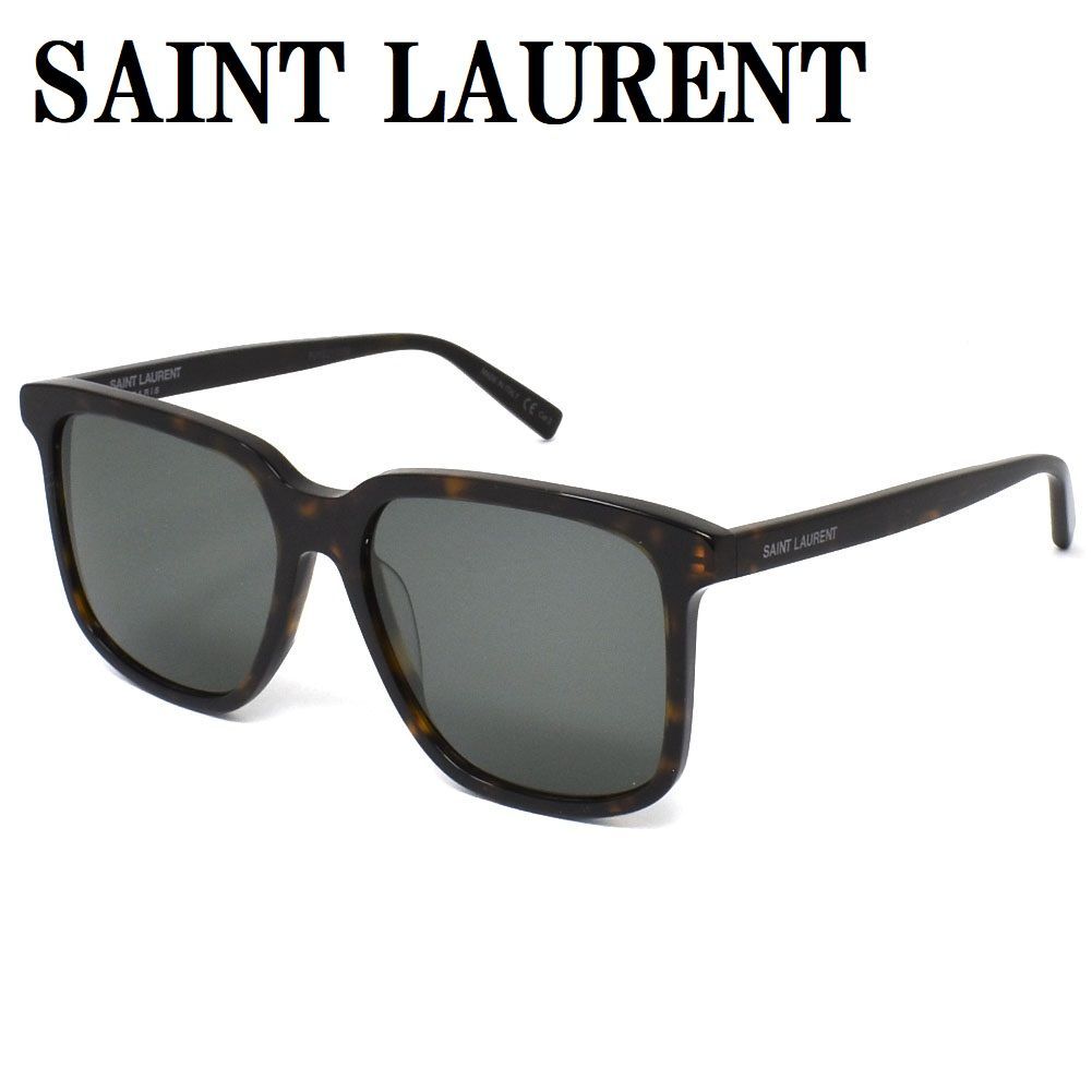 国内正規品 サンローラン SAINT LAURENT SL 480 002 サングラス アジアンフィット アイウェア メガネ 眼鏡 UVカット  紫外線カット メンズ レディース グレー ハバナ