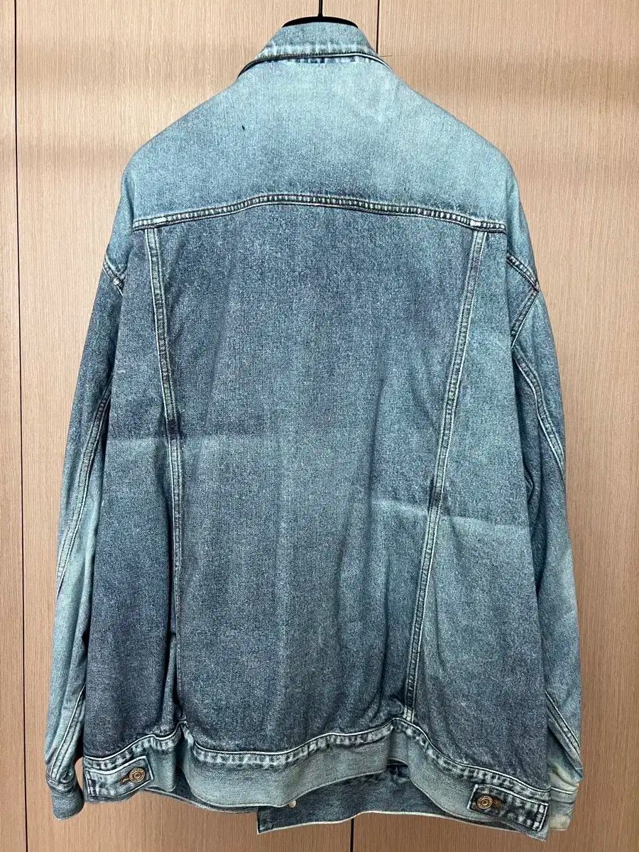 Balenciaga トロンプルイユジャケット 新品】BALENCIAGA（バレンシアガ ）トロンプルイユ転写デニム