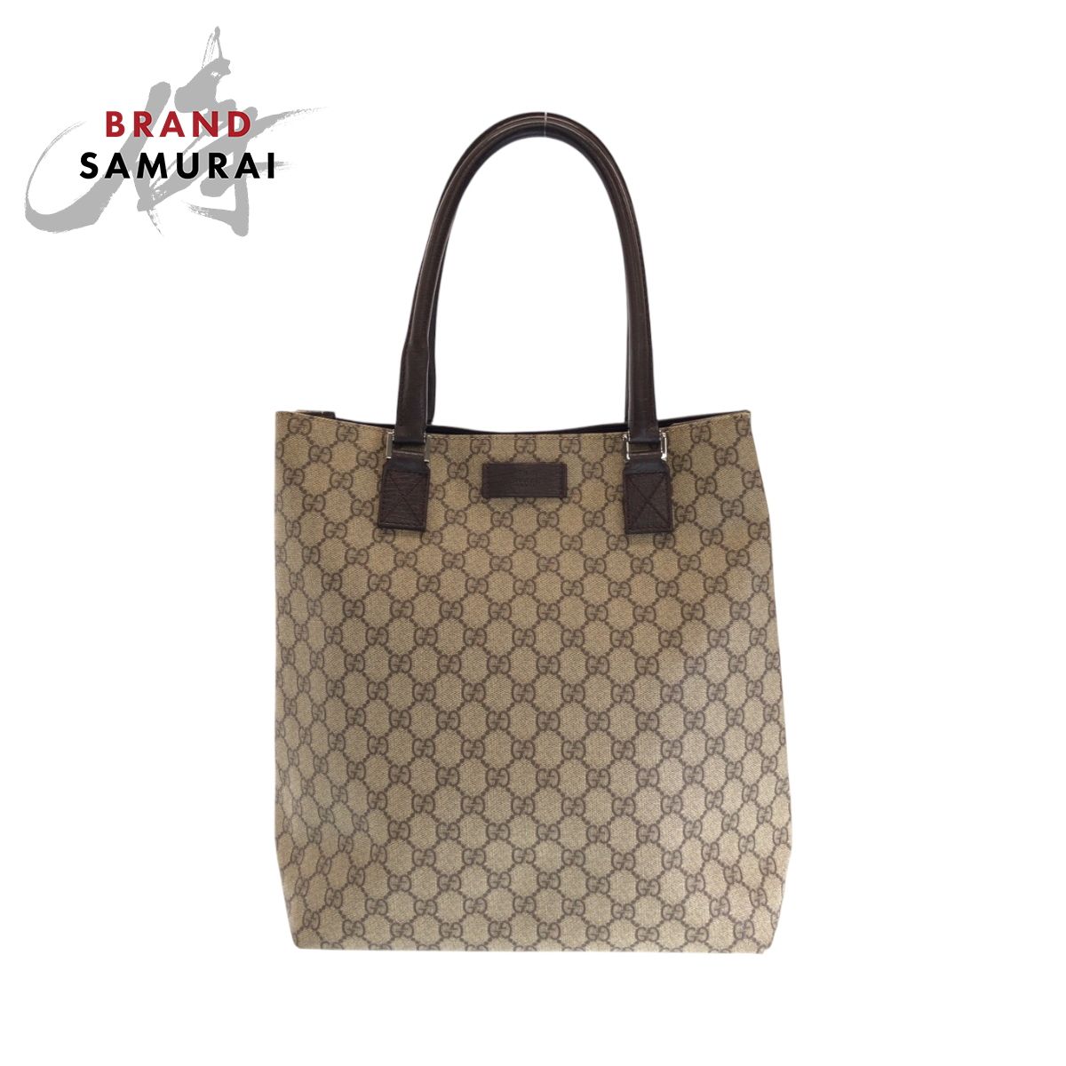 GUCCIグッチGG モノグラム キャンバストートバッグ シルバー金具 ベージュ グッチ ベージュ シルバー金具 GGキャンバス トートバッグ GUCCI