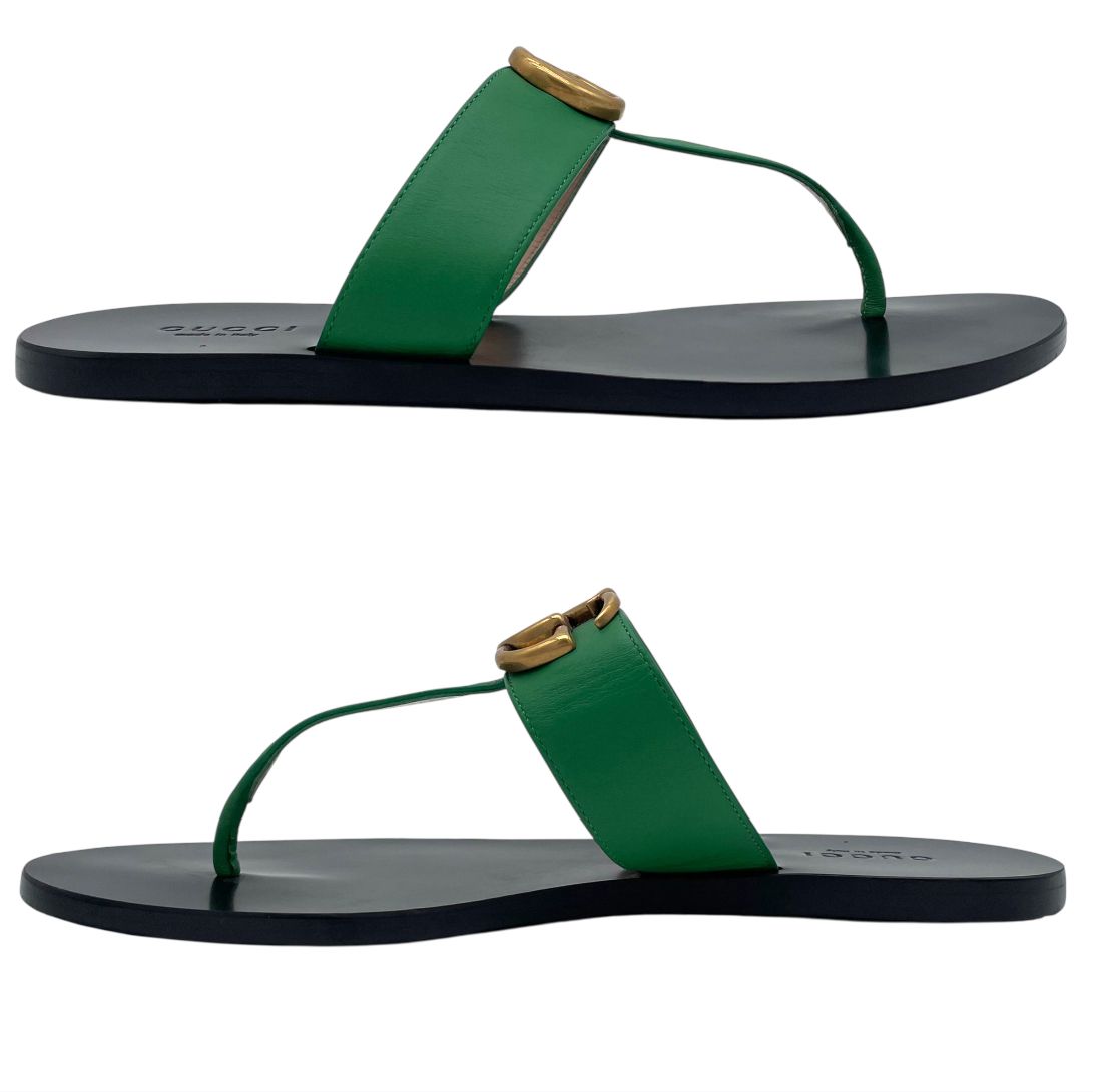 新品どうよう定価8万円Gucci トングサンダル ブラック/グリーン/レッド グッチ メンズシューズウェブ＆レザー トング サンダル | GUCCI公式